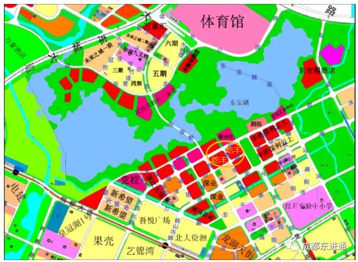 东安湖土地挂牌,东安湖42亩地块