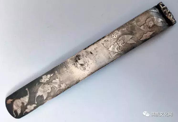 如展画轴—清代满族民间扁方赏析