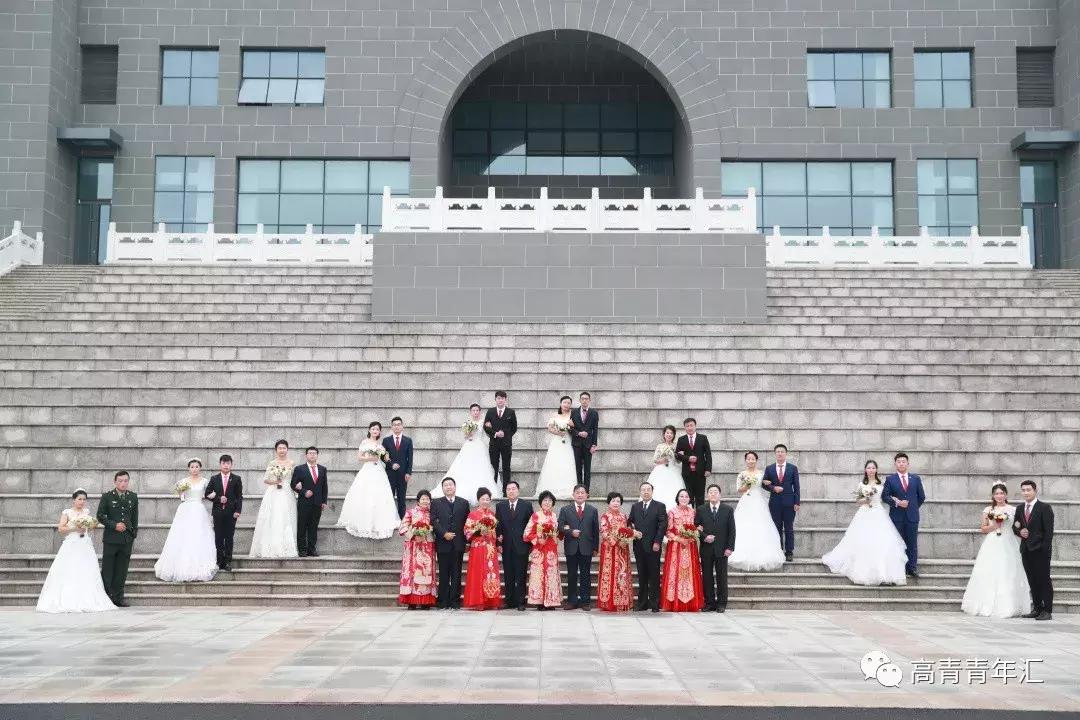 淄博高青婚礼红旗车队,高青国井南苑婚礼