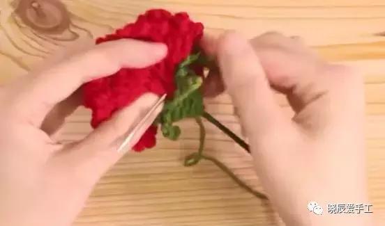 钩针康乃馨花束图解,母亲节康乃馨花束手工制作简单