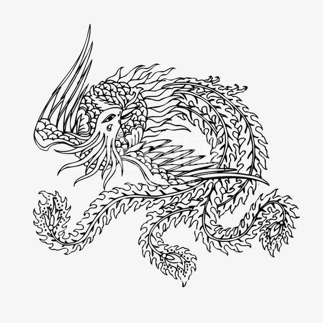 怎样画一个凤凰,怎么画个凤凰