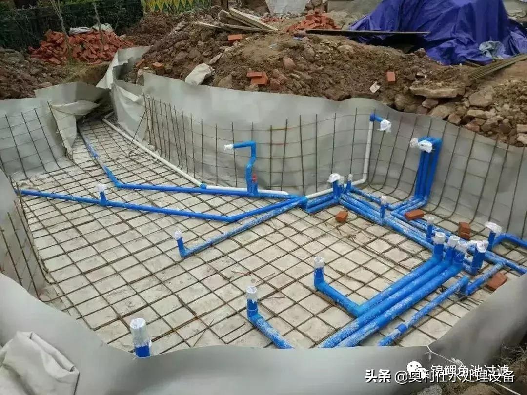 锦鲤鱼池过滤仓建造过程视频,锦鲤鱼池最好的过滤方式