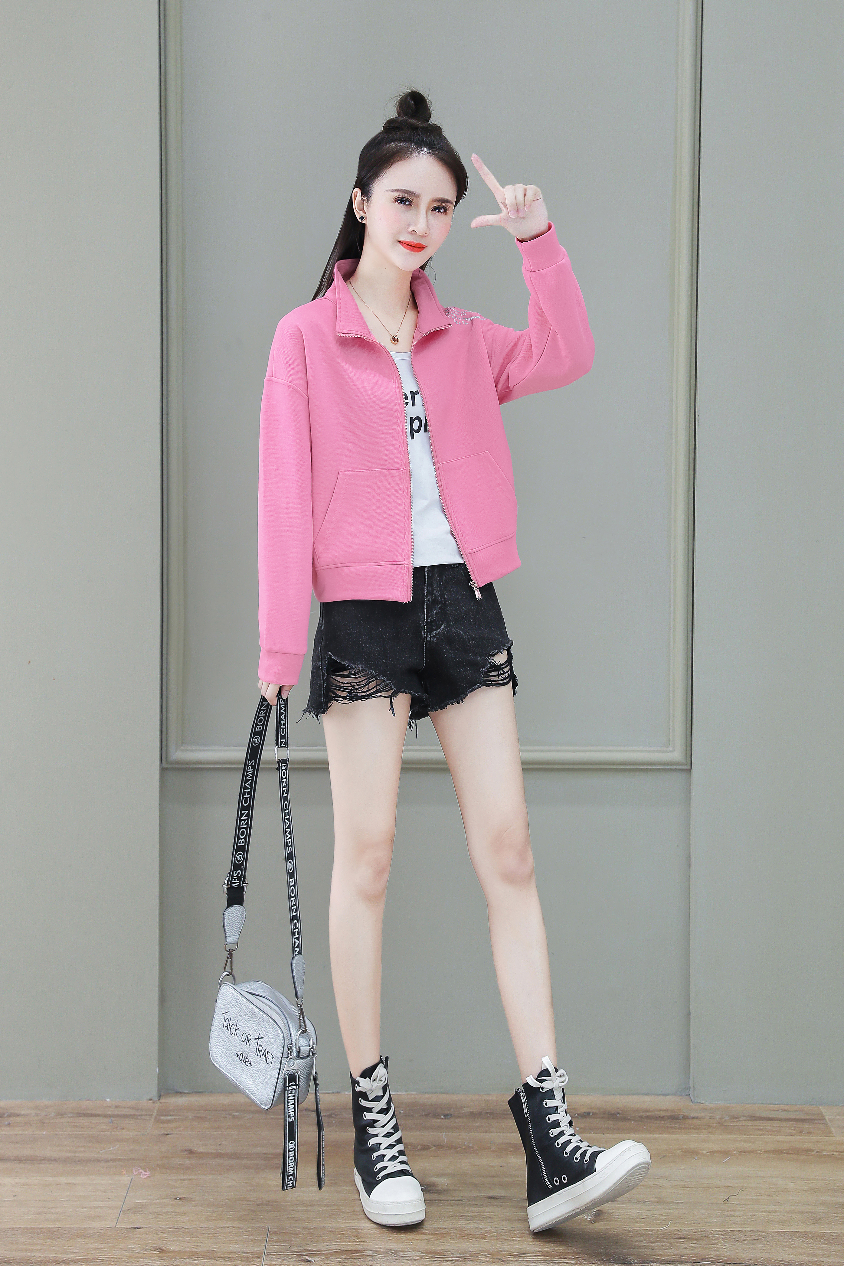 薄款卫衣女连帽夹克短款,薄款连帽卫衣外套女2022新款爆款