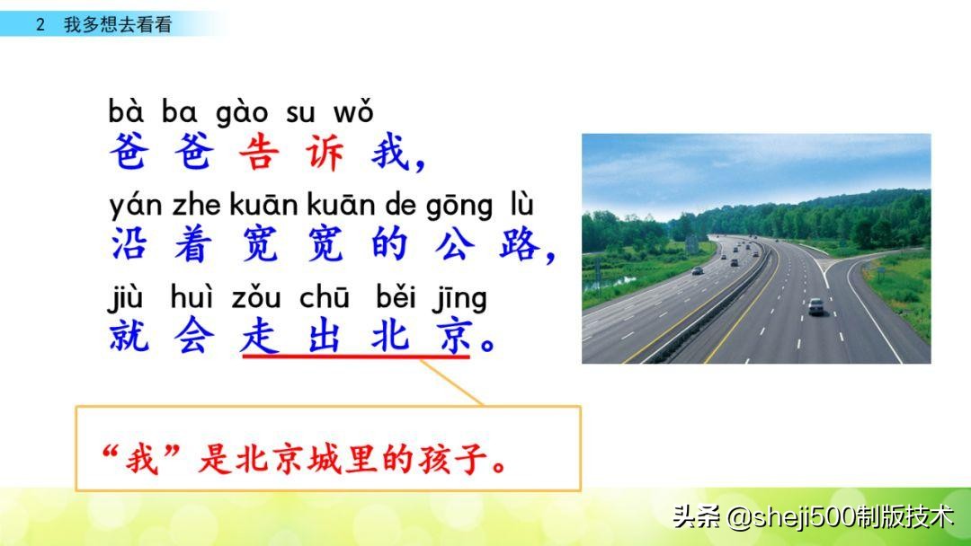 一年级下册第2课我多想去看看,一年级下册语文多想去看看预习