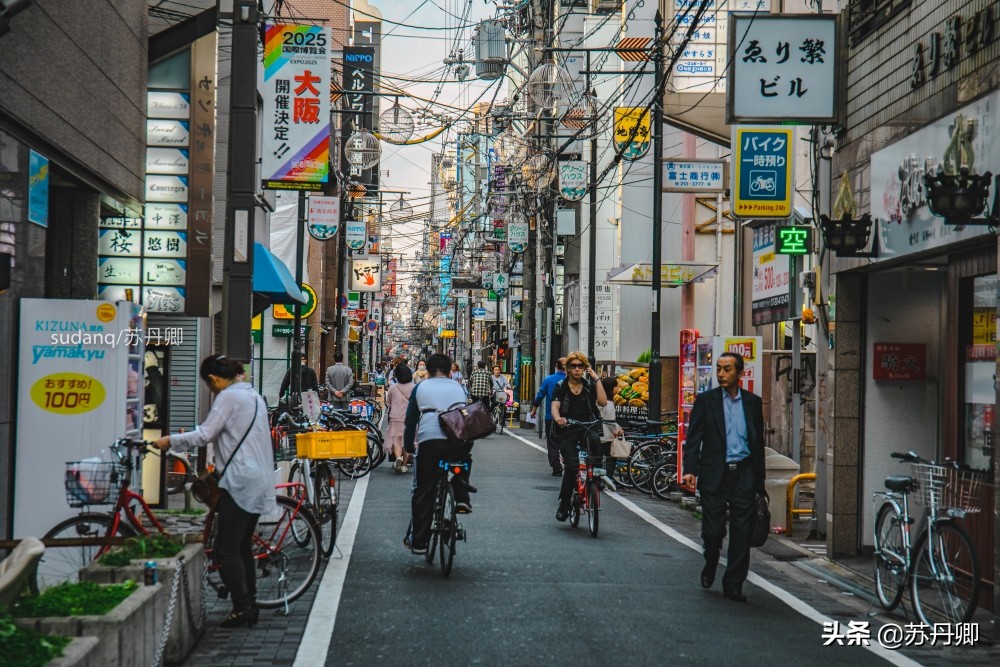 日本大阪街头实拍,日本大阪街头照
