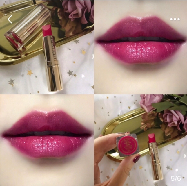 雅诗兰黛倾慕122口红试色,雅诗兰黛金管口红305试色