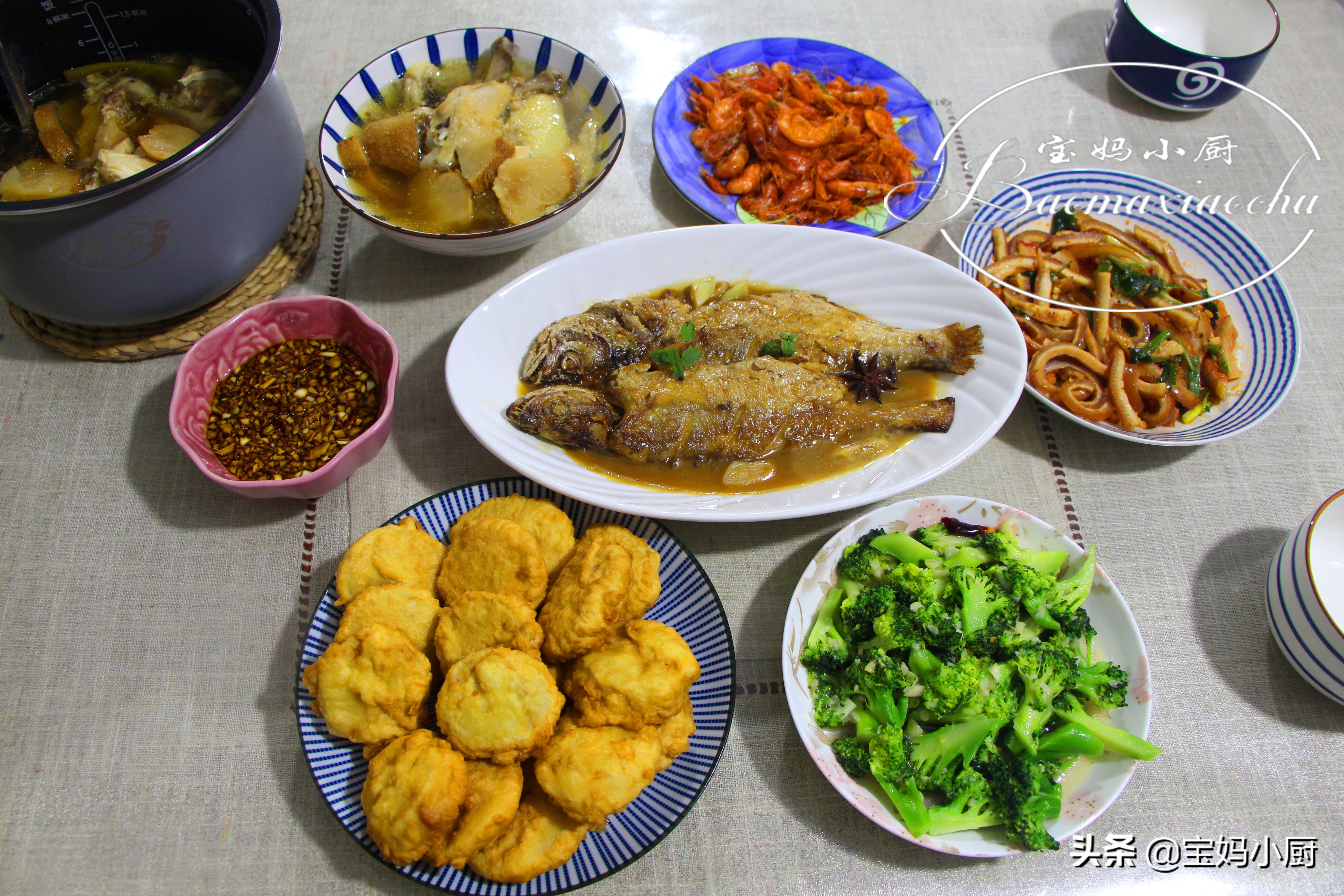 晒我家晚餐,6道菜一上桌,有鸭有鱼营养多,超实惠,全家吃美了