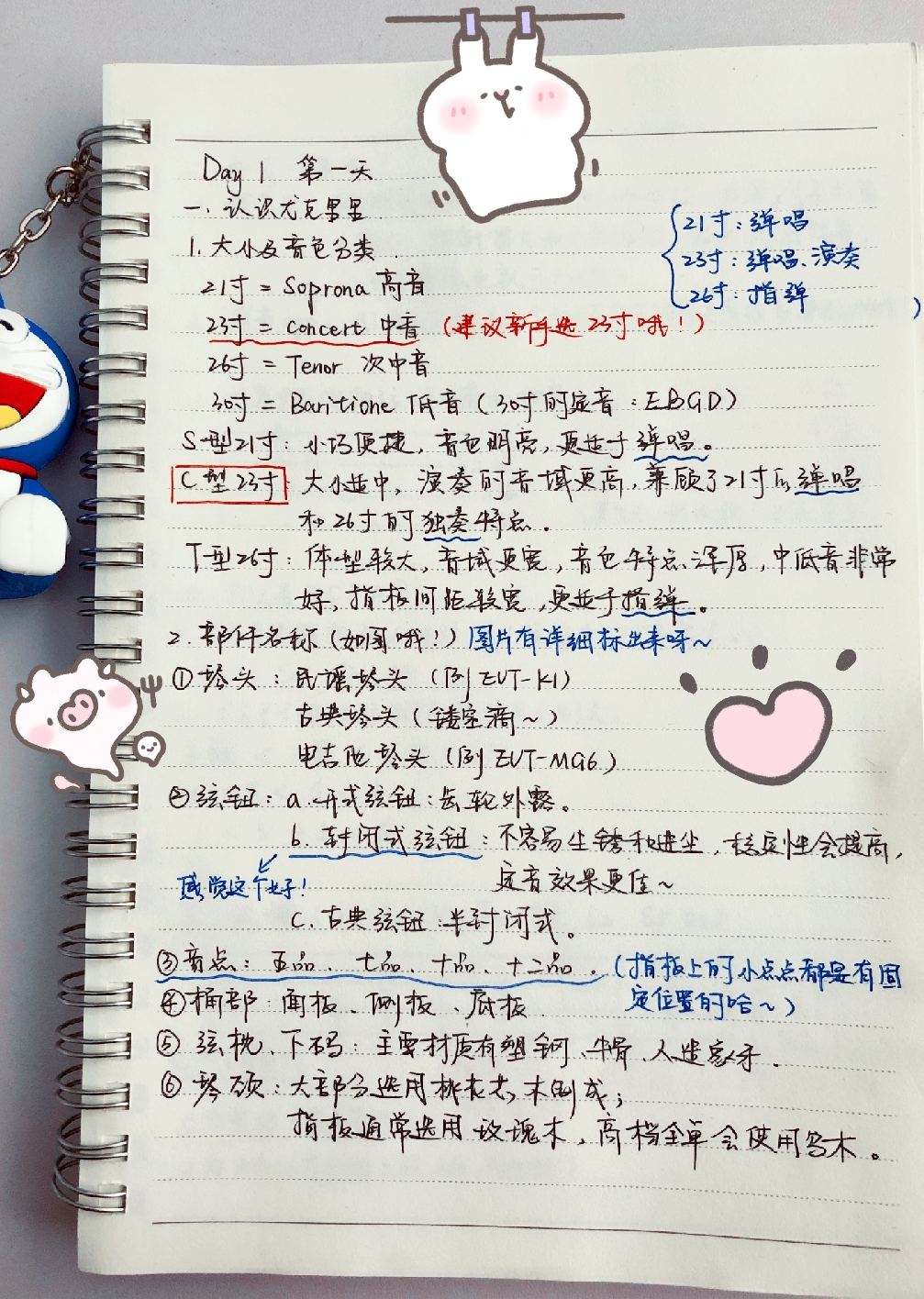 oneday尤克里里新手,day1自学心得