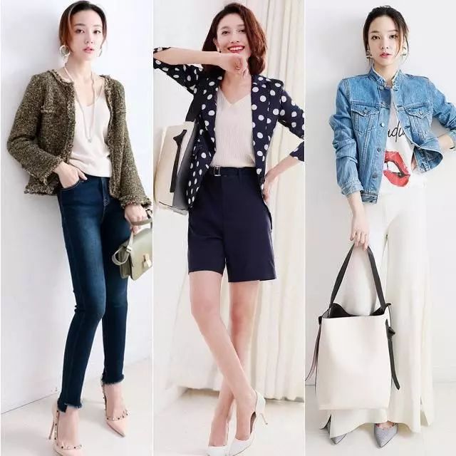 个子高如何穿西装女生好看,小个子女生春天黑色西装怎么搭配