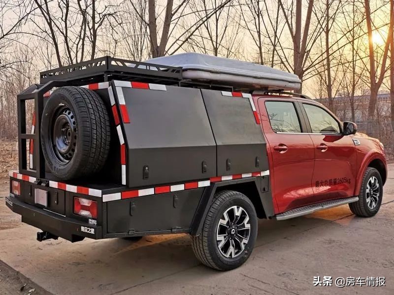 长城炮露营车曝光,2.0T+8AT越野出众,尾厢功能强大2楼还能睡人