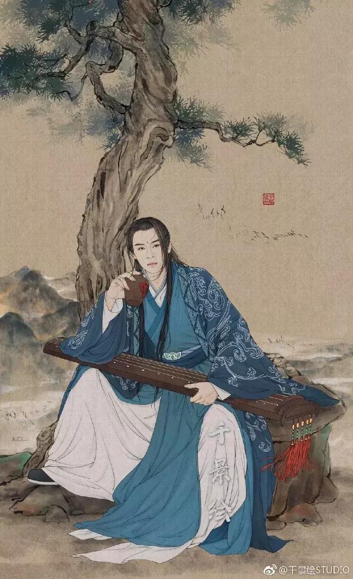 100张绝美古风女手绘简单铅笔,古风6-12岁手绘漫画人物超简单