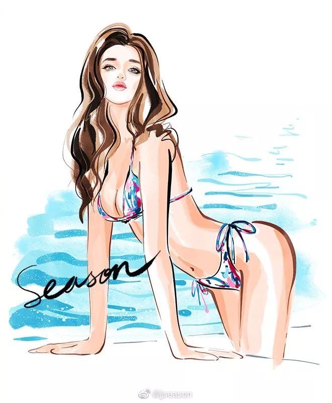 精美水墨插画,那些浪漫的水墨画插画