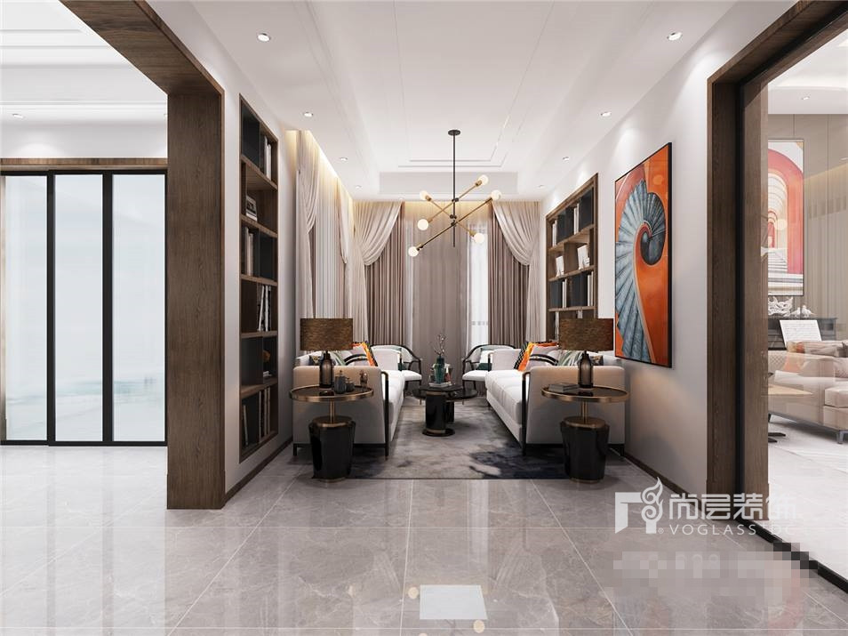 昆山绿地21城129平米的装修,昆山绿地21新城别墅装修