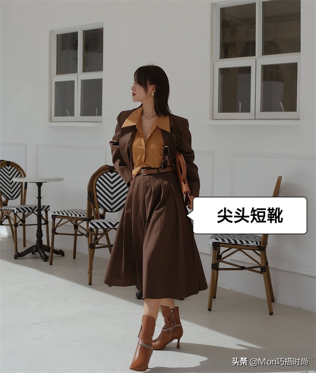 脚型不好穿什么靴子,高跟修饰脚型的长靴子