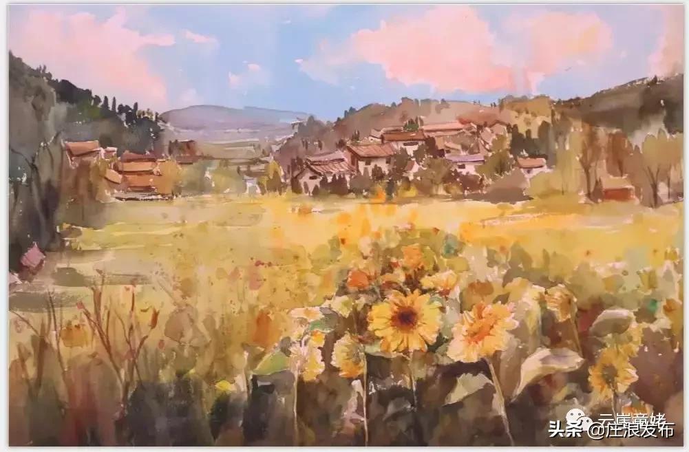 庄浪画家张嘉科山水画作品欣赏,庄浪画家