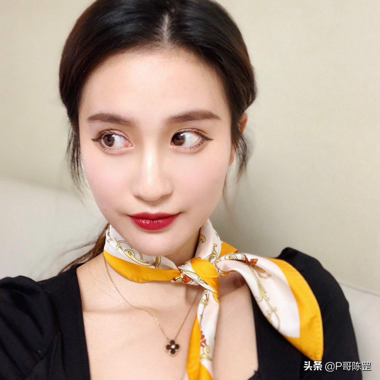 「原创首发」「P哥设计」「自拍」真丝小方巾《黄金时代》4