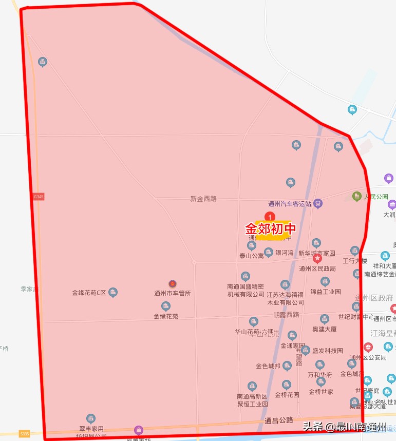 南通市通州区2024年初中施教区,南通市通州区小学划片一览表最新