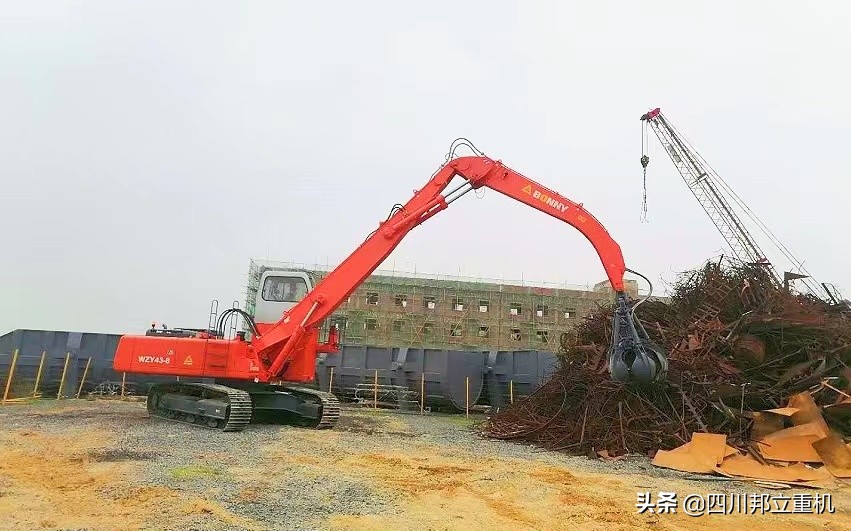 邦立抓钢机液压系统,邦立抓钢机左右不旋转是什么原因