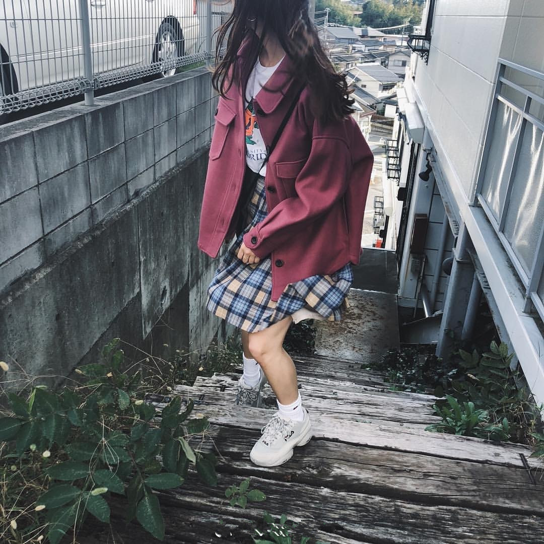 穿搭平价学生党微胖小个子博主,日本受欢迎的小个子模特