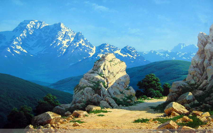 俄残荷罗斯油画风景70幅,俄罗斯画家的油画如诗如画美极了