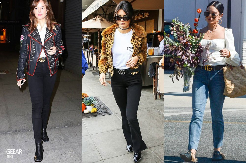 时尚高级感的穿搭,gucci经典腰带必备单品