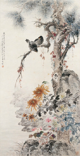 郑午昌书法真迹欣赏,郑午昌花鸟图100幅