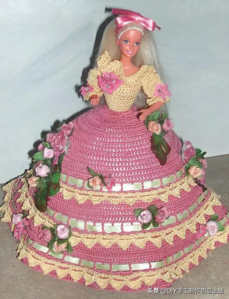 娃娃的衣服怎么钩简单,钩最简单的娃娃衣服教程