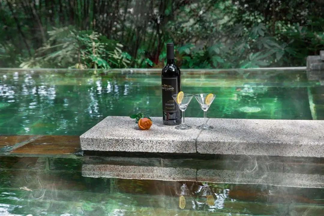 川西泡温泉看雪景,川西12月份最佳雪景泡温泉的地方