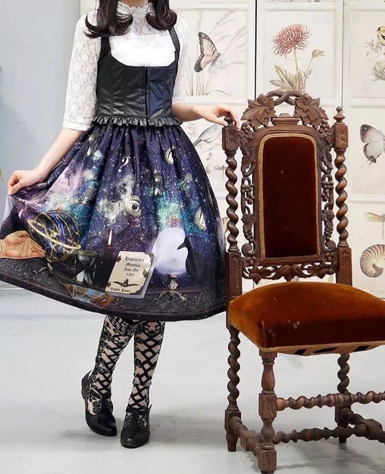 露锁骨洛丽塔洋装,洛丽塔复古洋装