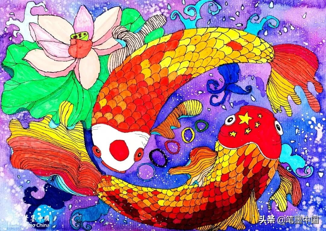 笔墨中国画画大赛作品图片,笔墨中国第五届大赛