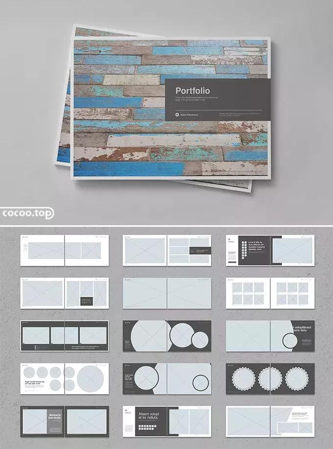 用网格做隔板,打破网格版式