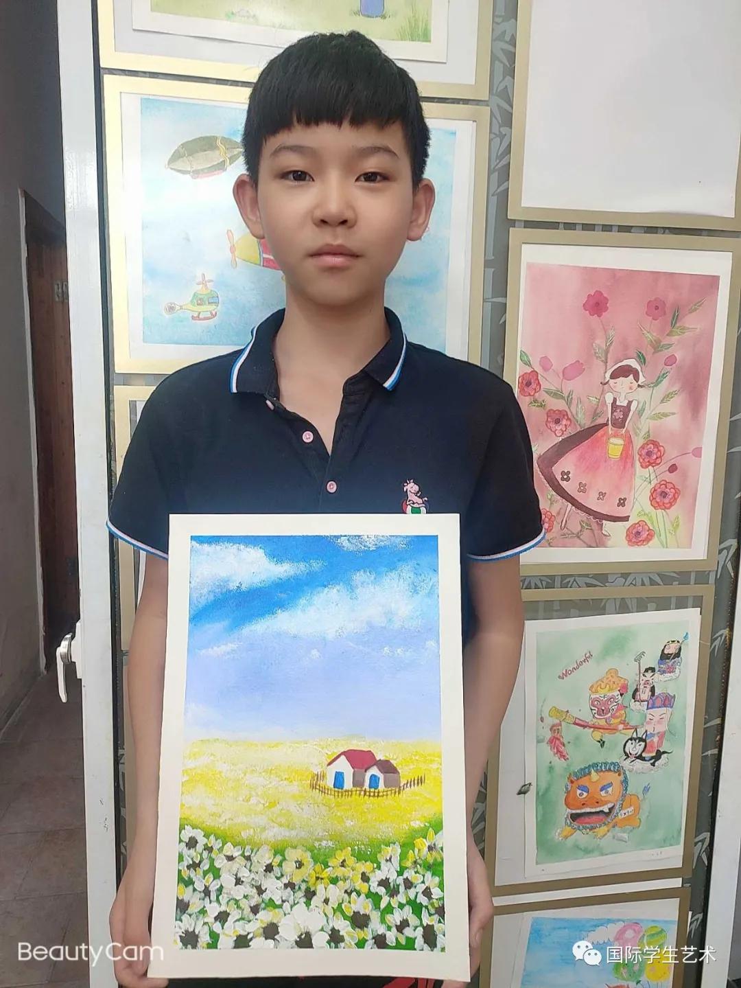 2018世界杯儿童画获奖作品,第十一届世界杯青少年绘画大赛