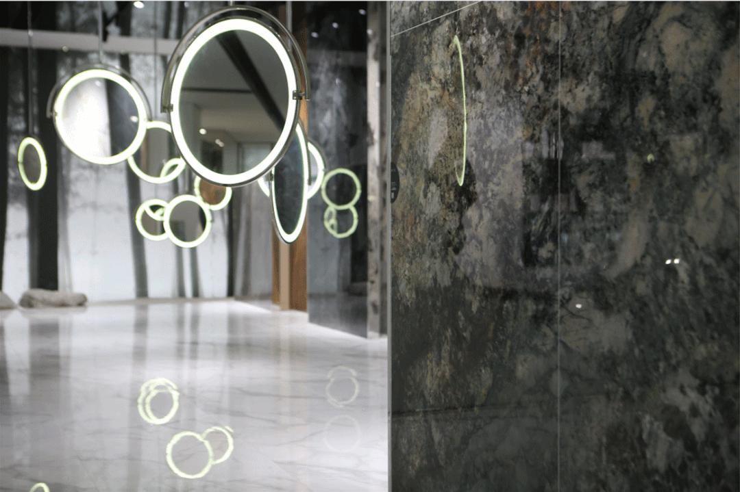 冠星王澜系列展厅效果,冠星王陶瓷佛山总部展厅