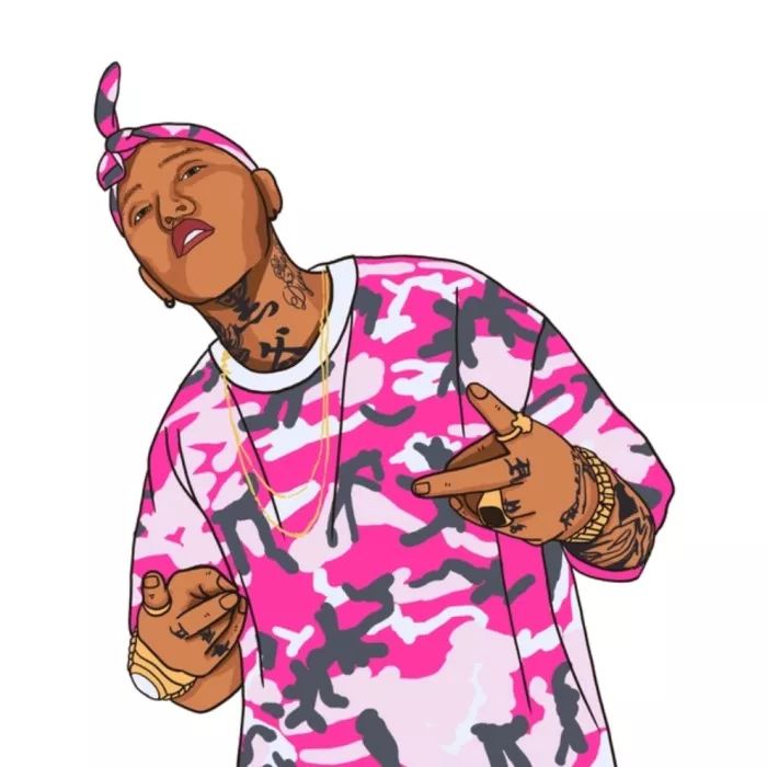 森系简约黑白手绘头像,个性原宿风手绘头像