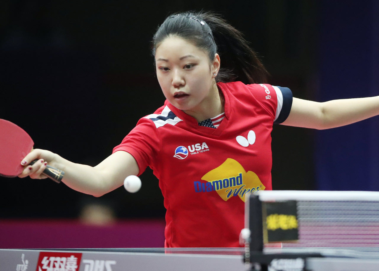 中国女乒3比0美国队,女乒8强陈梦赢了没