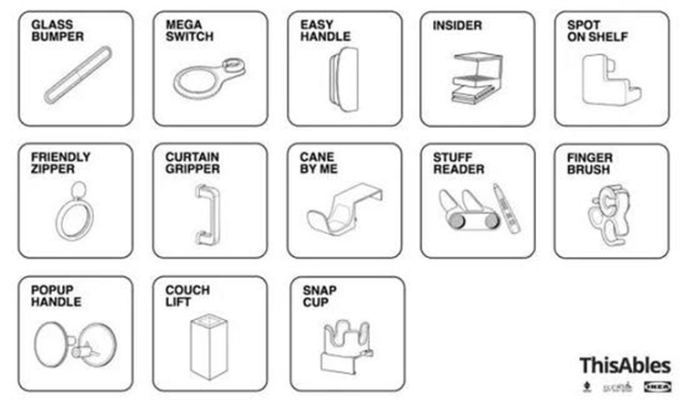 能考虑到残障人士生活是否方便问题的商家,恐怕只有宜家家居了吧