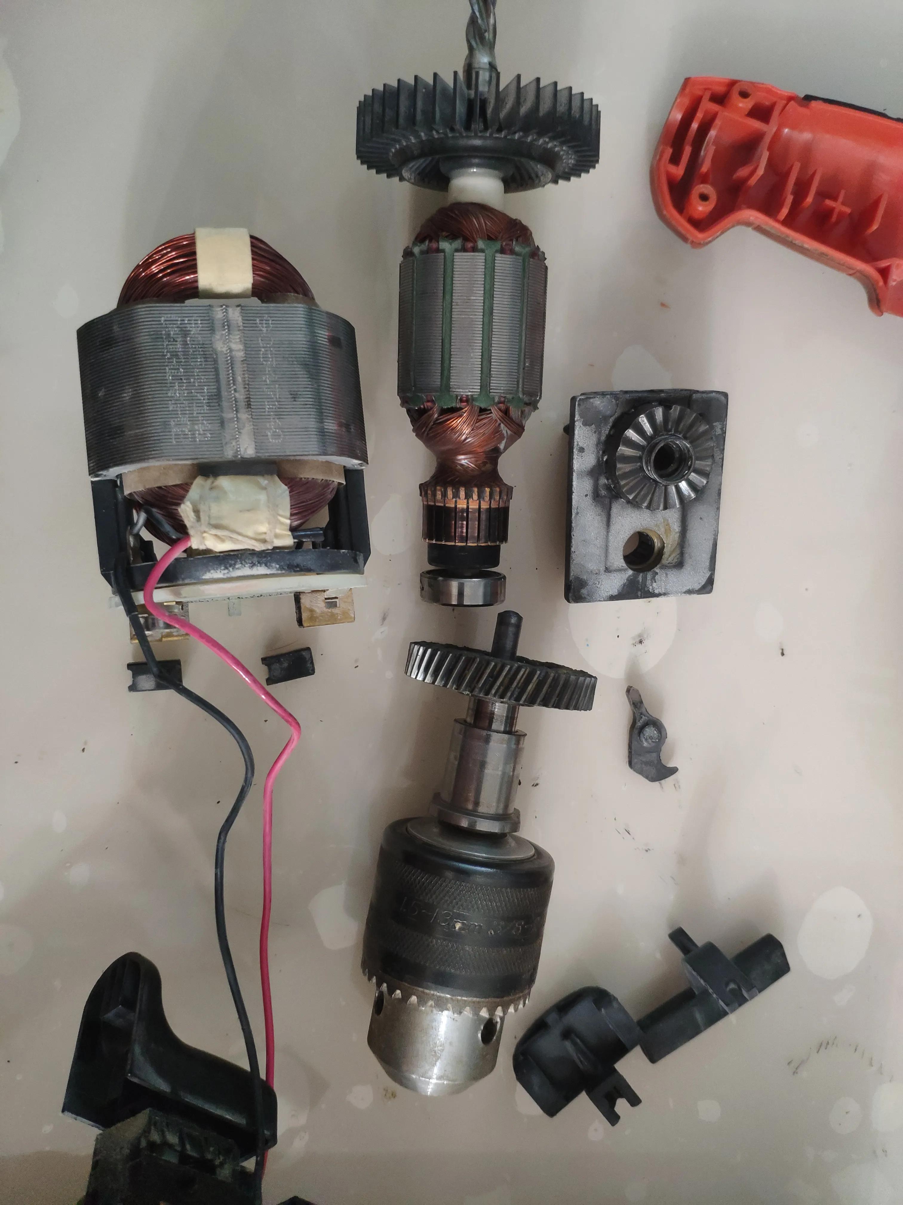 百得冲击钻拆解视频,沪工冲击电钻拆解与安装