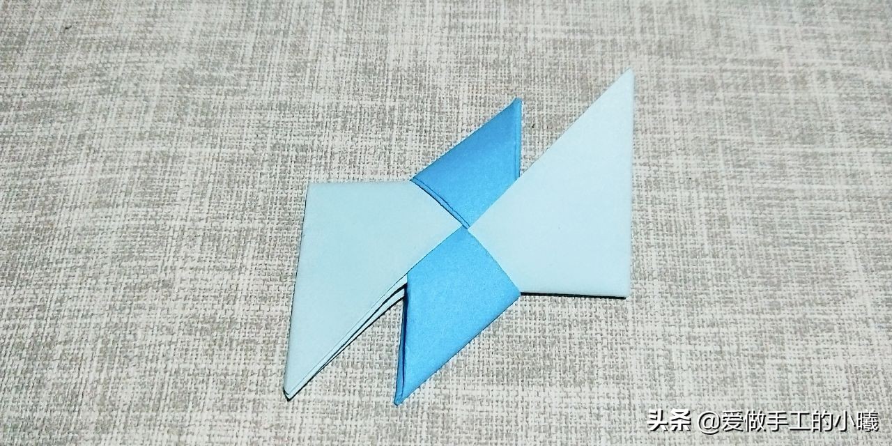 童年飞镖折纸,简单又好玩儿的折纸飞镖