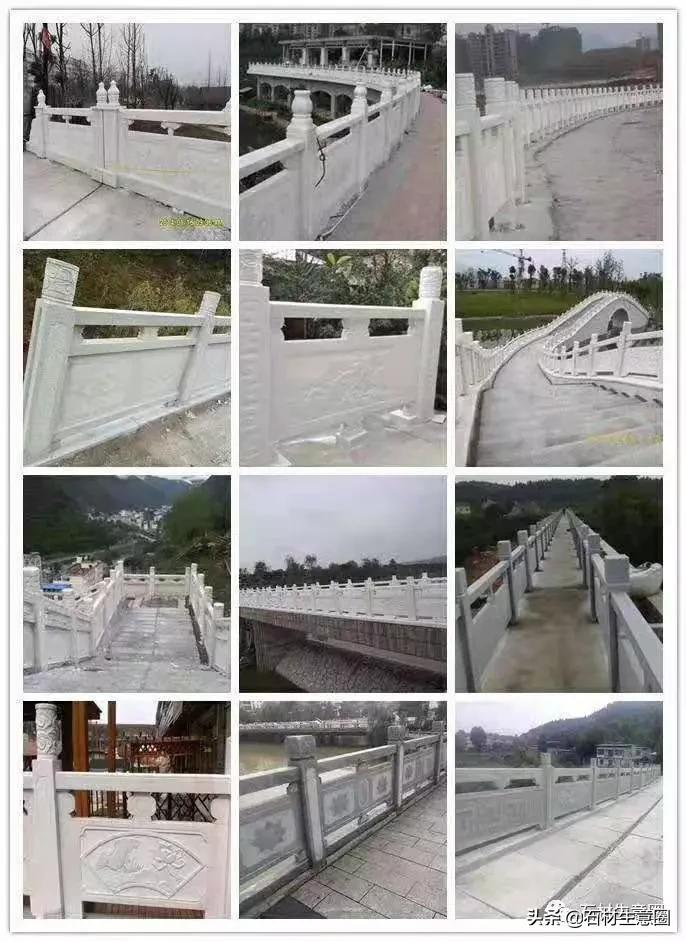 g682花岗岩河道栏杆,湖南河道花岗岩石栏杆