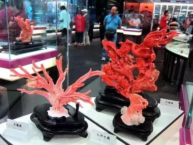 台湾红珊瑚博物馆雕刻作品展,台湾故宫最大的红珊瑚