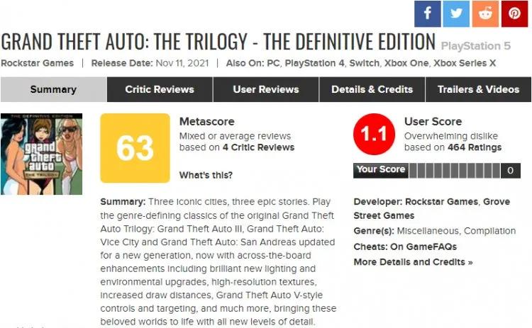 ps5gta三部曲重制版测评,gta重制版ps5