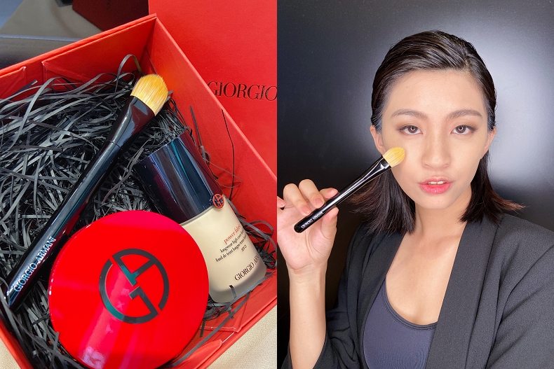 买粉底液送的刷子,买粉底送化妆箱