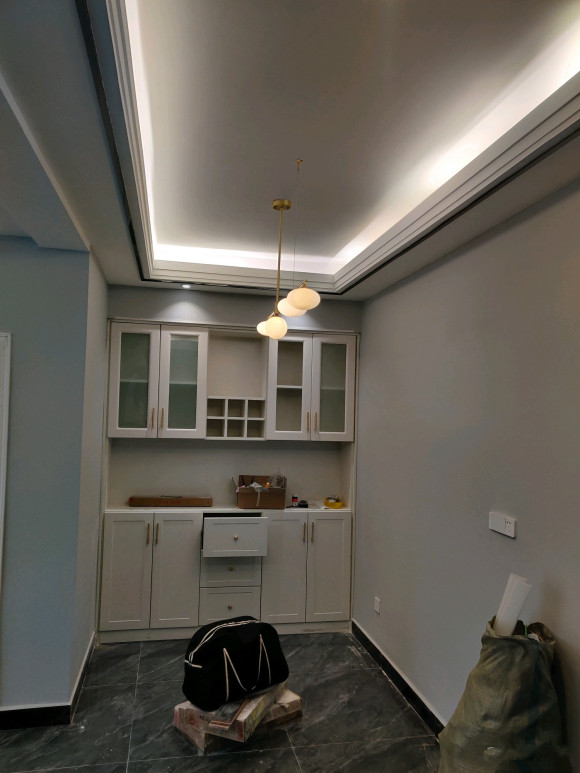 木工自己打原木橱柜,橱柜木工打柜子图