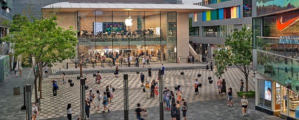 三里屯苹果店航拍,北京三里屯苹果店玻璃尺寸