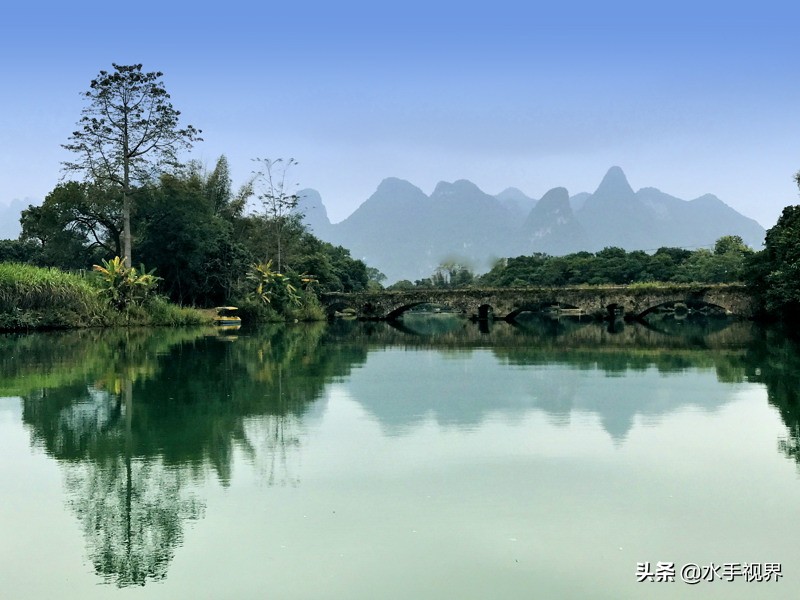 广西大新黑水河湿地,广西大新黑水河风光