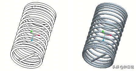 ProeCreo装配图,proe如何将弹簧动态压缩