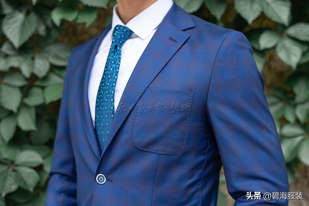 男款西装高级感韩式,撞色男士西装