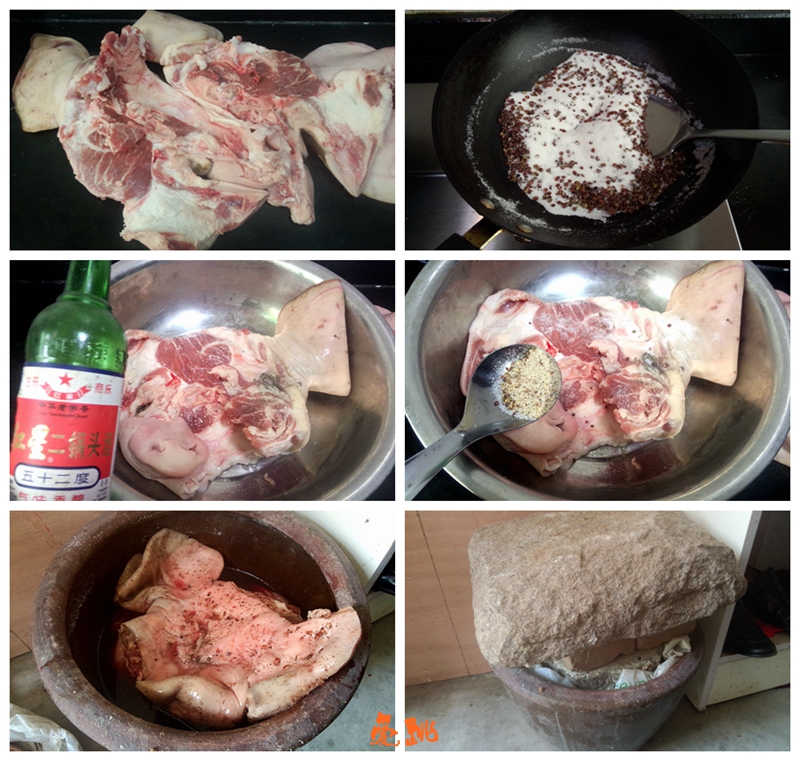 上海白切椒盐猪头肉,白切猪头肉视频教程