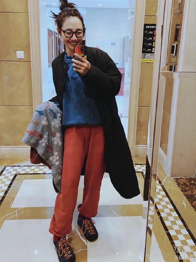 单身的白百何,许久不见的白百何