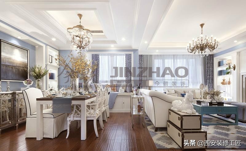 曲江华著中城装修价格,华著中城复式装修